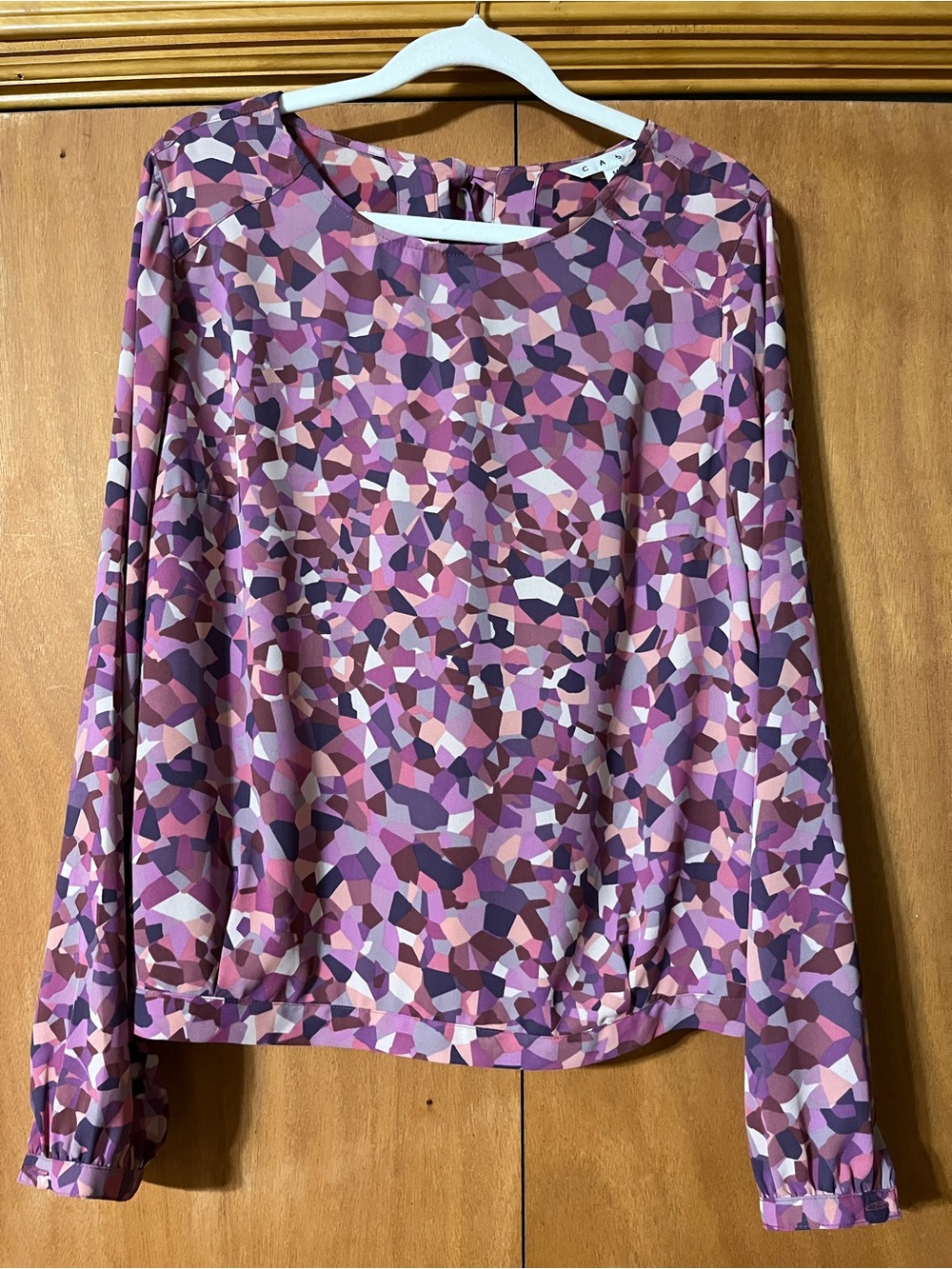 CABI Kaleidoscope medium Long Sleeve Blouse